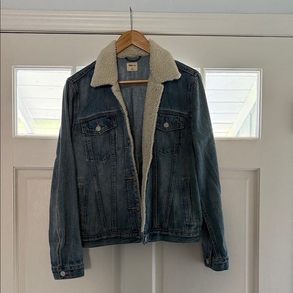 GAP Jackets & Blazers - Gap Denim Jacket with Sherpa Lining